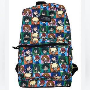 My Hero Academia Funimation Full Color All Over Print Backpack School Bag Unisex